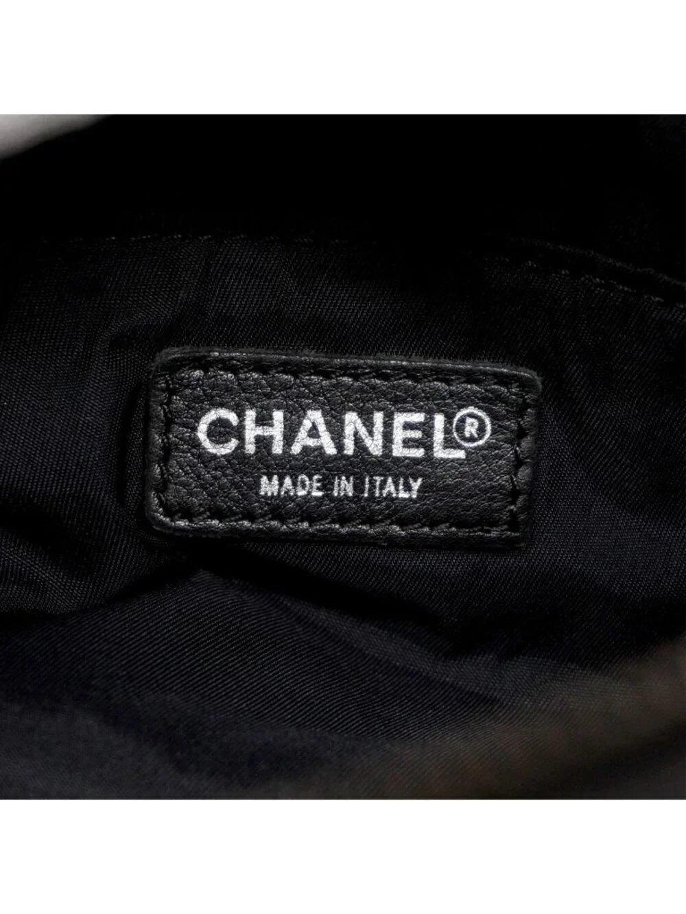 Chanel Vanity Bag New Travel Nylon Black